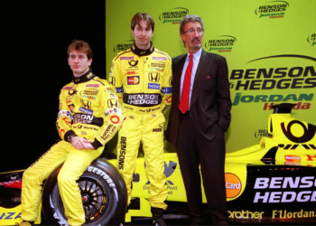 Eddie Jordan fired Heinz Harald Frentzen on this day in 2001