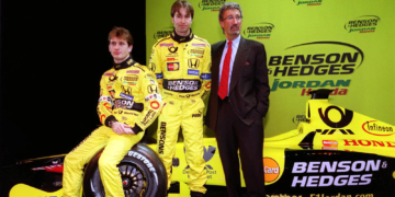 Eddie Jordan fired Heinz Harald Frentzen on this day in 2001