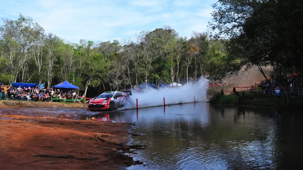 Elfyn Evans held third, but Fourmaux is closing