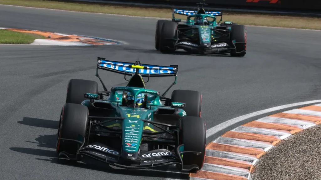Alonso led Aston Martin back into the points