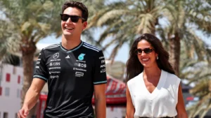 Mercedes F1 star George Russell announces engagement with partner Carmen Mundt
