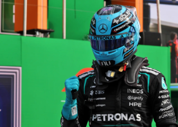George Russell commands Zandvoort to take F1 Sprint Pole