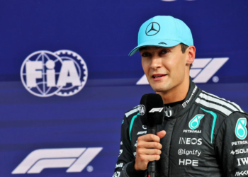 George Russell is delighted with his Sprint pole position in Zandvoort