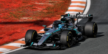 George Russell (GBR) Mercedes AMG Formula One Team W17. 21.08.2026. Formula 1 World Championship, Rd 12, Dutch Grand Prix, Zandvoort, Netherlands, Sprint Qualifying Day.