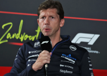 James Vowles (GBR) Williams F1 Team, Team Principal in the FIA Press Conference. 21.08.2026. Formula 1 World Championship, Rd 12, Dutch Grand Prix, Zandvoort, Netherlands, Sprint Qualifying Day.