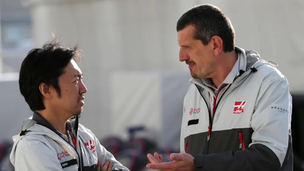 Steiner was replaced with Komatsu at the start of the 2024 F1 season
