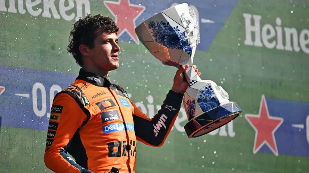 Norris prevailed over Antonelli to win the F1 Dutch GP