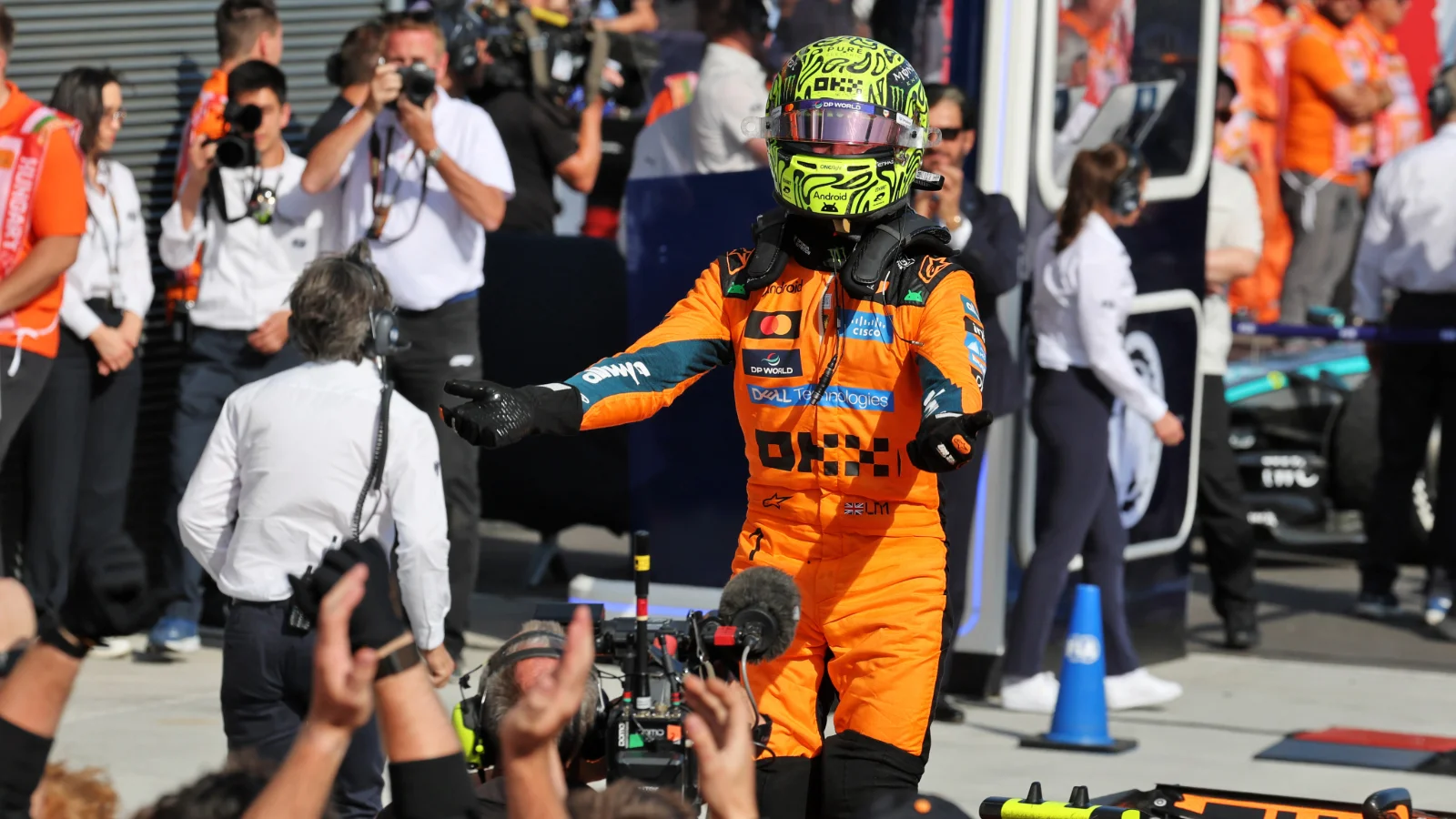 Lando Norris is on an upward trajectory, according to McLaren