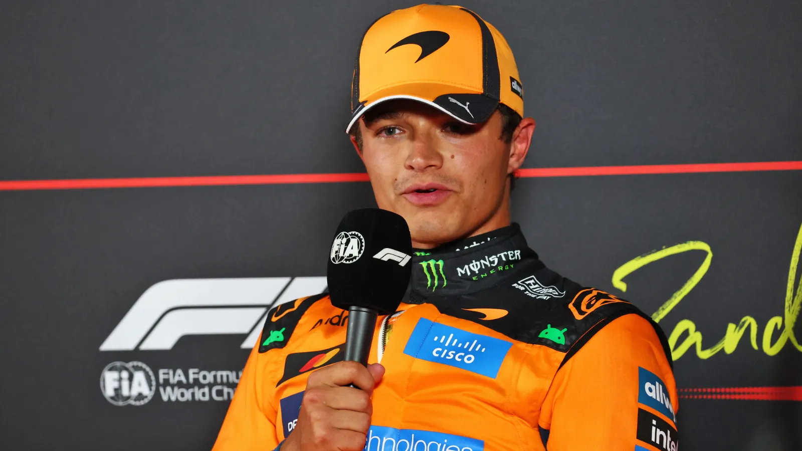 Lando Norris will start the Dutch GP from pole on Sunday