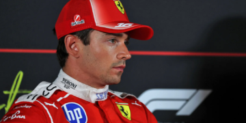 Charles Leclerc (MON) Scuderia Ferrari in the post Sprint FIA Press Conference. 22.08.2026. Formula 1 World Championship, Rd 12, Dutch Grand Prix, Zandvoort, Netherlands, Sprint and Qualifying Day.