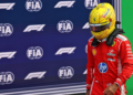Lewis Hamilton (GBR) Scuderia Ferrari in Sprint qualifying parc ferme. 21.08.2026. Formula 1 World Championship, Rd 12, Dutch Grand Prix, Zandvoort, Netherlands, Sprint Qualifying Day.