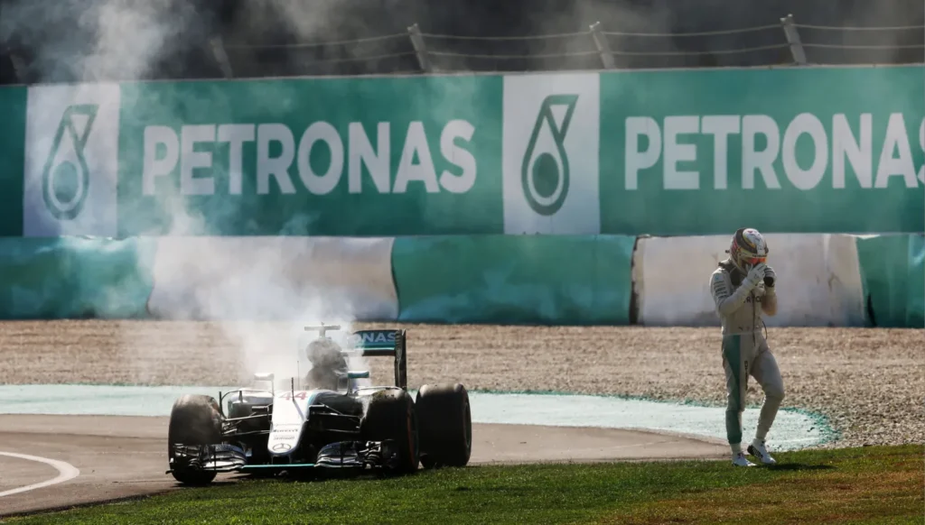 Hamilton's Malaysian GP DNF turned out to be a defining moment of his 2016 F1 title loss to team-mate Nico Rosberg