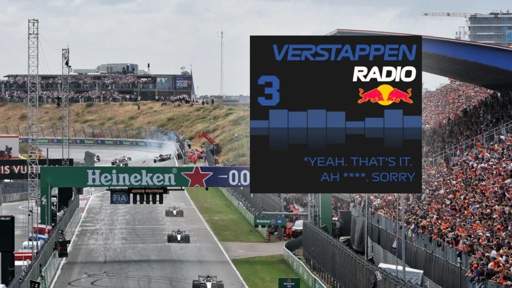 Max Verstappen crashed out on Lap 1 of the F1 Dutch GP