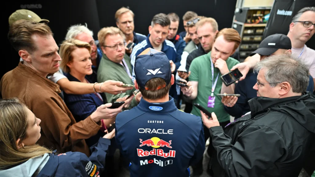 Max Verstappen is always the centre of attention