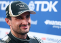 TOKYO, JAPAN - JULY 26: Mitch Evans of New Zealand and Jaguar TCS Racing talks to the media during qualifying, ahead of the Tokyo E-Prix, Round 15 of the 2026 FIA Formula E World Championship at Tokyo Street Circuit on July 26, 2026 in Tokyo, Japan.