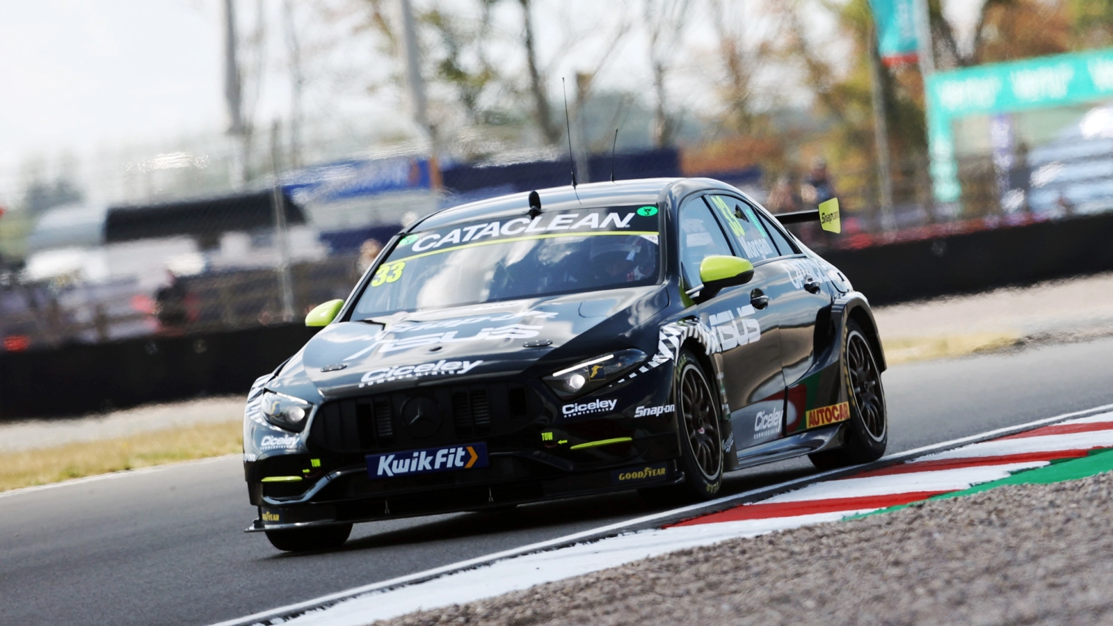 Adam Morgan leads CPRL 1-2 in BTCC Donington Park Race to Pole