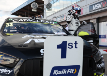 Adam Morgan claims another Race 1 victory at BTCC Donington Park GP