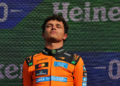 Race winner Lando Norris (GBR) McLaren F1 Team celebrates on the podium. 23.08.2026. Formula 1 World Championship, Rd 12, Dutch Grand Prix, Zandvoort, Netherlands, Race Day.