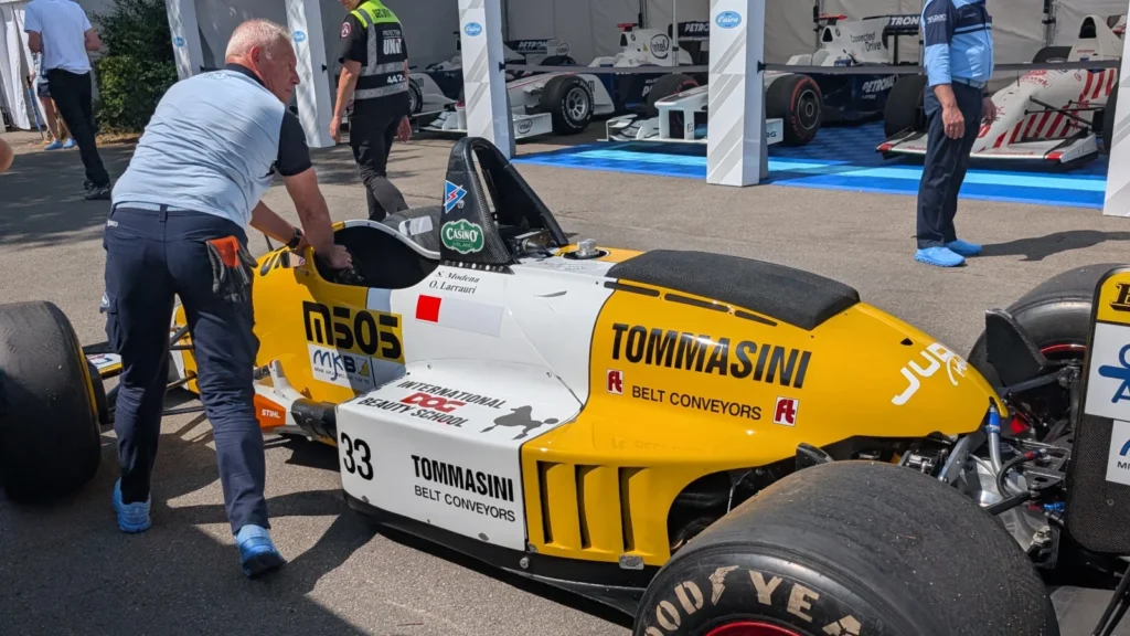 The cars on display at Spa were objects of both beauty and speed