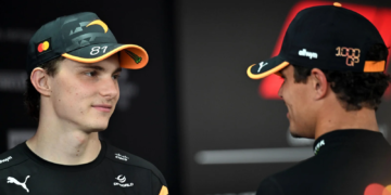 Oscar Piastri (AUS) McLaren F1 Team and team mate Lando Norris (GBR) McLaren F1 Team. 06.06.2026. Formula 1 World Championship, Rd 6, Monaco Grand Prix, Monte Carlo, Monaco, Qualifying Day.