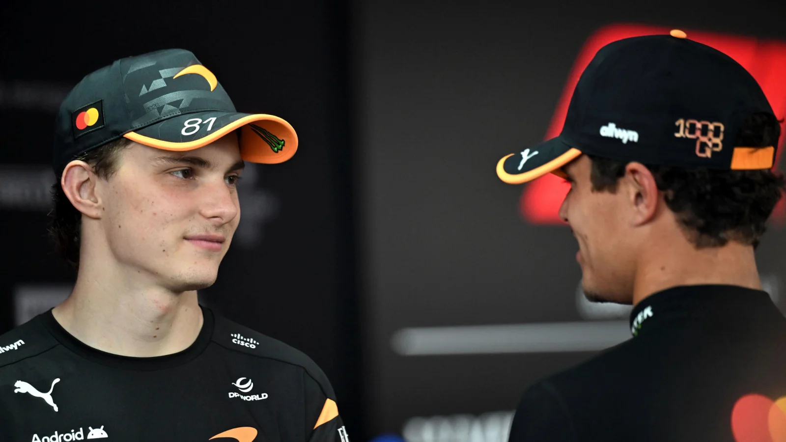 Oscar Piastri (AUS) McLaren F1 Team and team mate Lando Norris (GBR) McLaren F1 Team. 06.06.2026. Formula 1 World Championship, Rd 6, Monaco Grand Prix, Monte Carlo, Monaco, Qualifying Day.