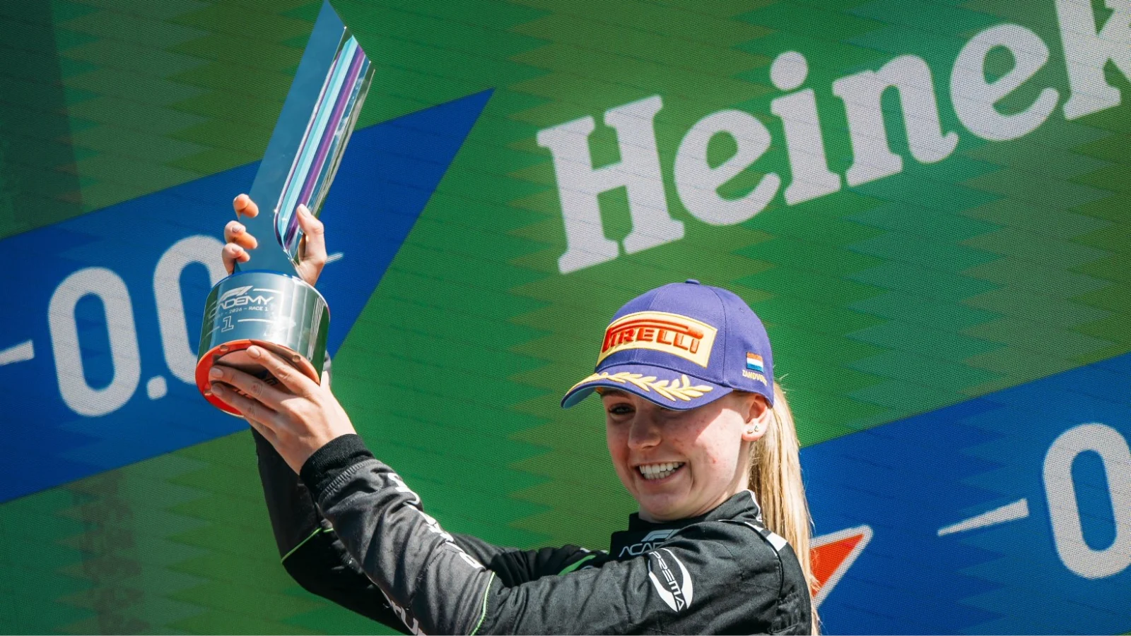 Payton Westcott took the victory at the F1 Academy Reverse Grid Race in Zandvoort