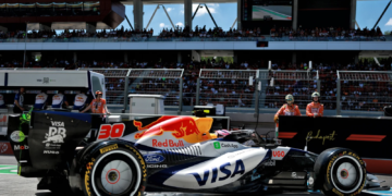 Liam Lawson (NZL) Racing Bulls Formula One Team VCARB 03 leaves the pits. 25.07.2026. Formula 1 World Championship, Rd 11, Hungarian Grand Prix, Budapest, Hungary, Qualifying Day.