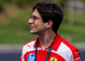 Rafael Camara drove a TPC test for Haas at Portimao