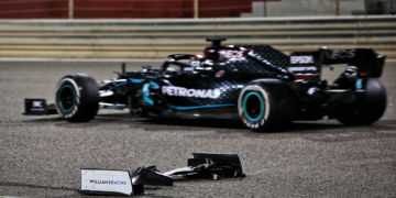 George Russell made his F1 debut with Mercedes at the 2020 Sakhir GP