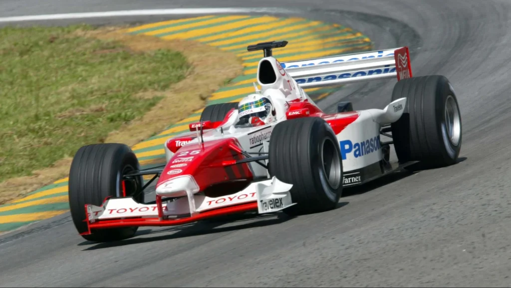 Allan McNish made his F1 debut with Toyota, having tested over various periods in the decade before