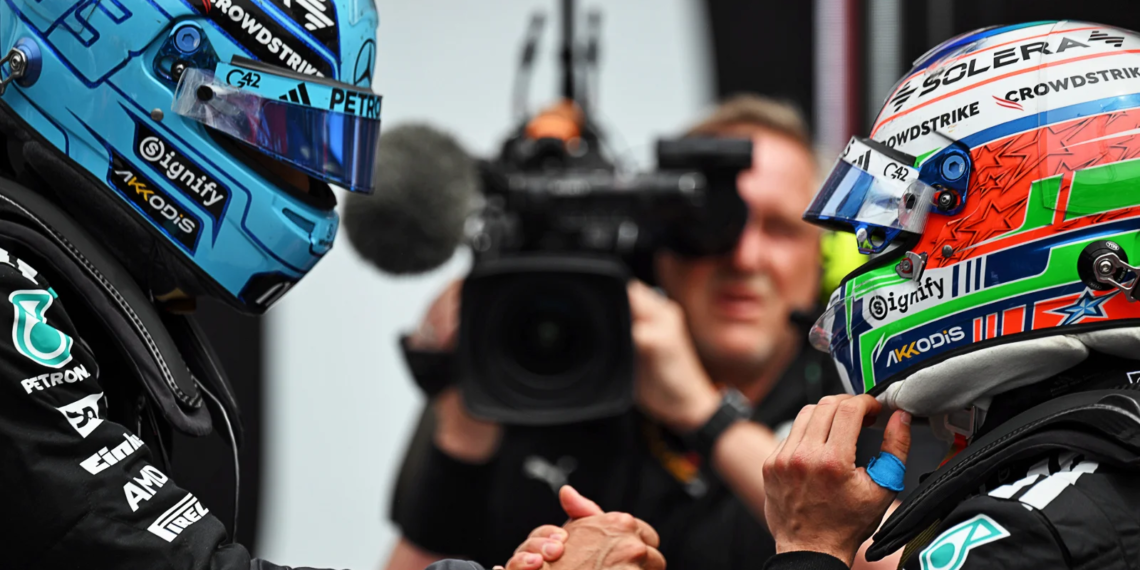 Mercdes F1 Kimi Antonelli George Russell Penalties
