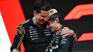 Toto Wolff refuses to call Kimi Antonelli the title favourite just yet