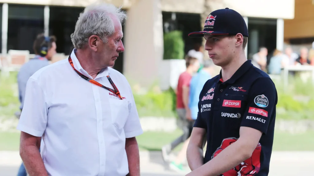 Verstappen F1 talks with Helmut Marko