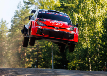 Sami Pajari leads after a wild day in the Finnish forests