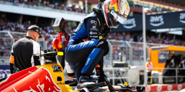 Nikola Tsolov (BGR) Campos Racing on the grid. 25.07.2026. FIA Formula 2 Championship, Rd 9, Budapest, Hungary, Sprint Race, Saturday.