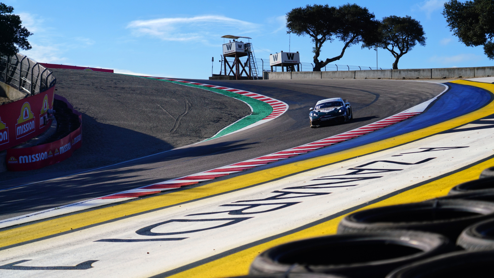Zanardi's name was freshly painted on the side of the track this weekend. Photo: Kevin Dejewski