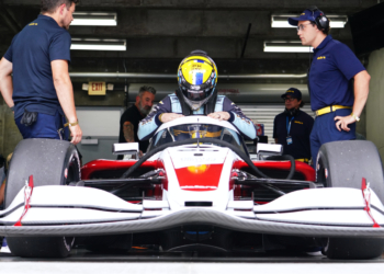 Rossi will once again be one of the first test drivers of the IR-28. Photo: Kevin Dejewski