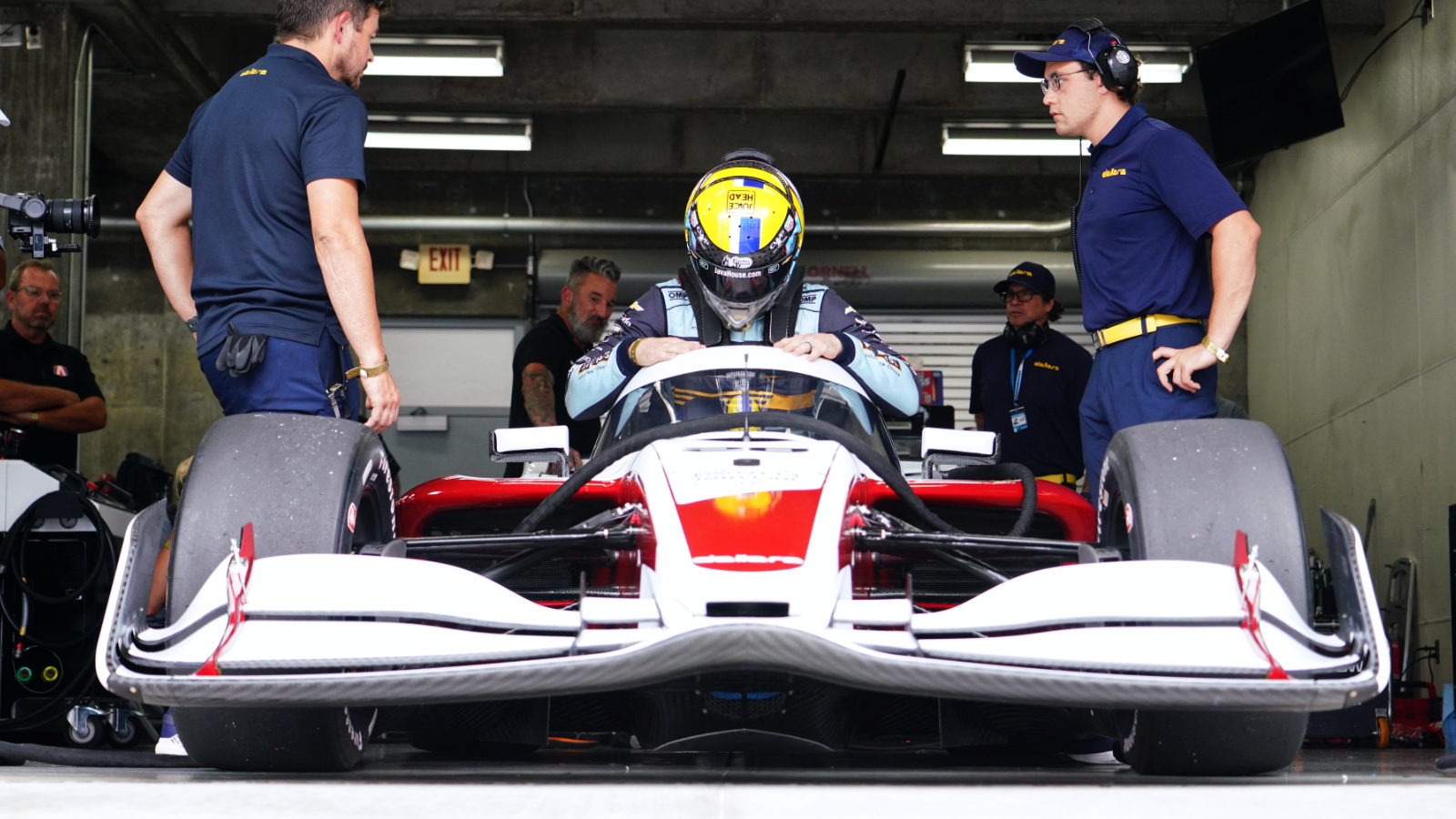 Rossi will once again be one of the first test drivers of the IR-28. Photo: Kevin Dejewski