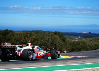 McLaughlin turns to run down the Corkscrew. Photo: Kevin Dejewski