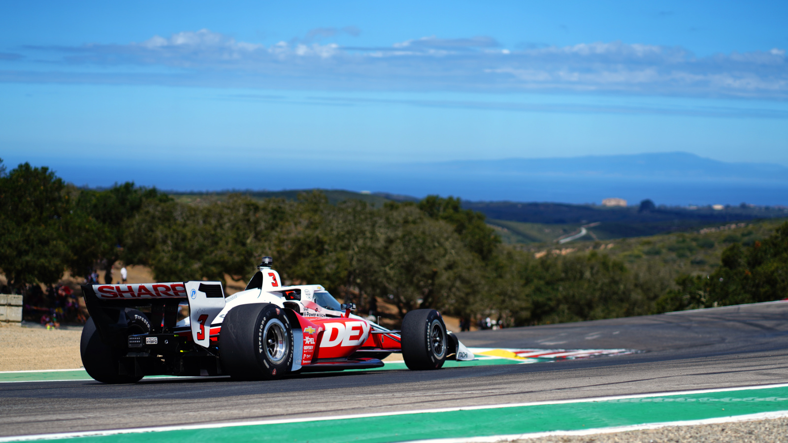 McLaughlin turns to run down the Corkscrew. Photo: Kevin Dejewski
