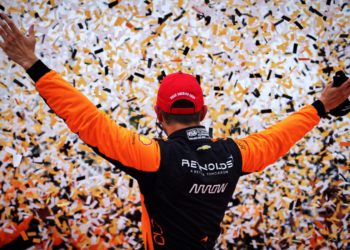 Lundgaard won two races this season, helping secure his contract at CGR. Photo: Kevin Dejewski