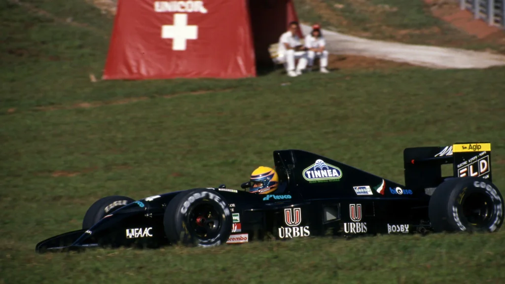 Andrea Moda had a self-induced delayed F1 debut