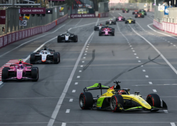 Rafael Camara (BRA) Invicta Racing. 25.09.2026. FIA Formula 2 Championship, Rd 12, Baku, Azerbaijan, Race Day.