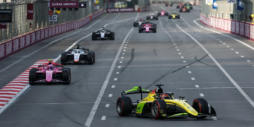 Rafael Camara (BRA) Invicta Racing. 25.09.2026. FIA Formula 2 Championship, Rd 12, Baku, Azerbaijan, Race Day.