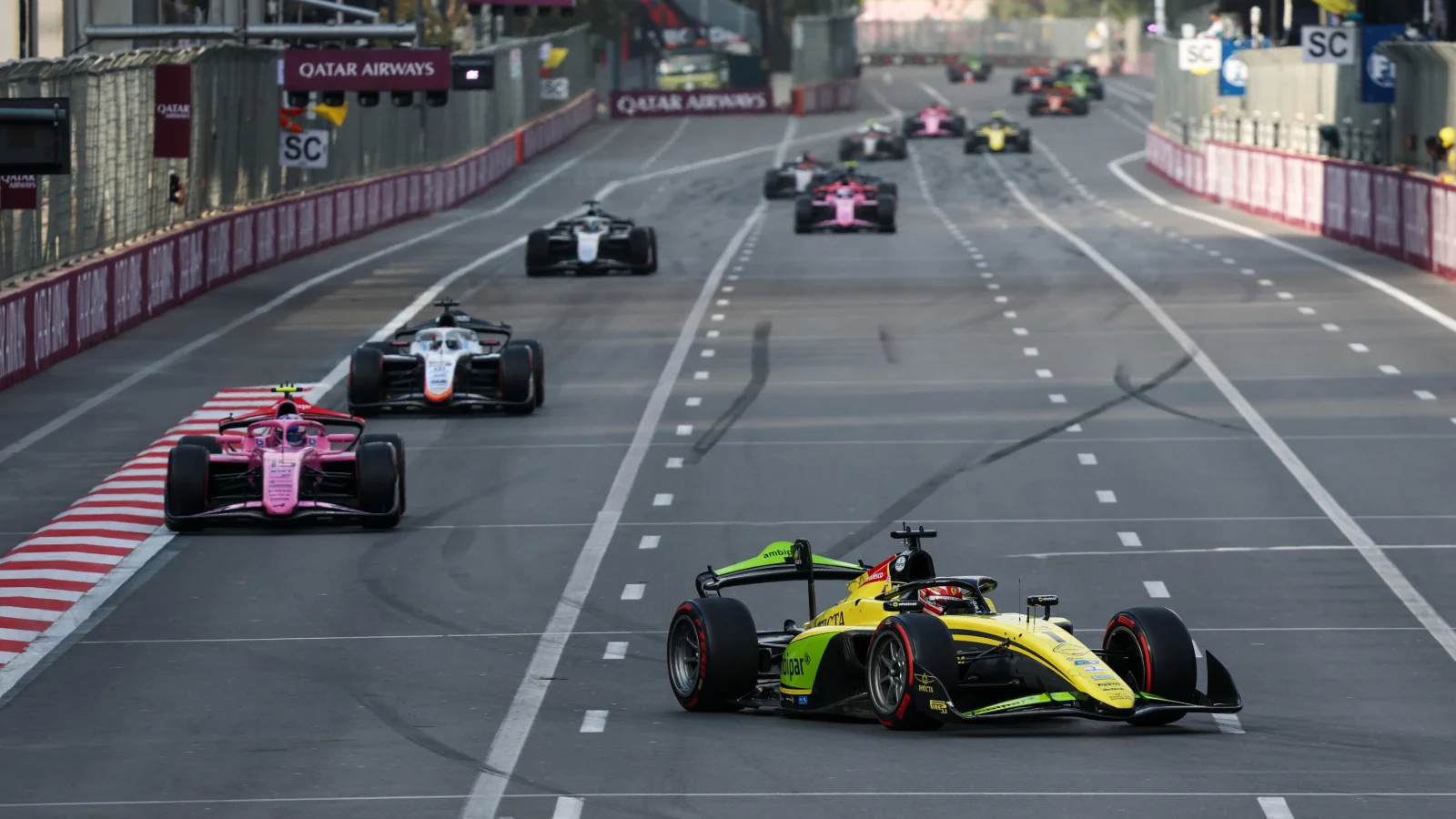 Rafael Camara (BRA) Invicta Racing. 25.09.2026. FIA Formula 2 Championship, Rd 12, Baku, Azerbaijan, Race Day.