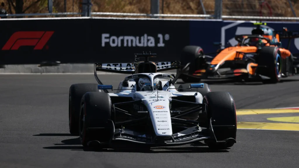 Albon made it into Q2 by the skin of his teeth against Sainz