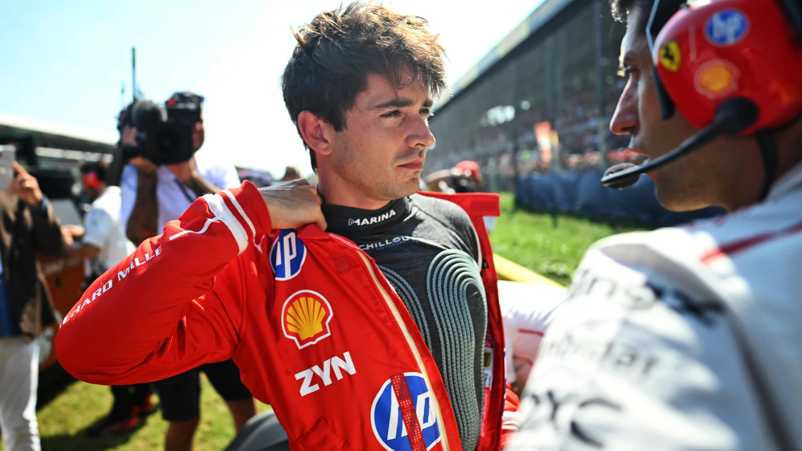 Charles Leclerc endured a nightmare race in Monza