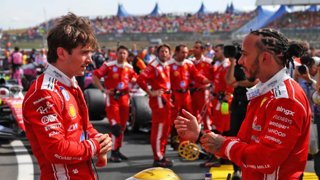 Lewis Hamilton and Charles Leclerc have buried the hatchet on their Monza incident