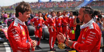 Lewis Hamilton and Charles Leclerc have buried the hatchet on their Monza incident