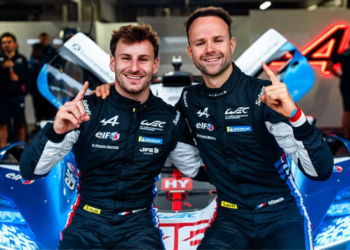 36 GOUNON Jules (fra), MARTINS Victor (fra), Alpine Endurance Team, Alpine A424 #36, Hypercar, pole position, during the 6 Hours of Fuji 2026, 6th round of the 2026 FIA World Endurance Championship, from September 25 to 27, 2026 on the Fuji Speedway in Oyama, Shizuoka, Japan - Photo Andrea Lorenzina / DPPI
